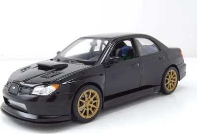 Produktbild von Welly 22487SW Subaru Impreza WRX STI 2010 schwarz 1:24
