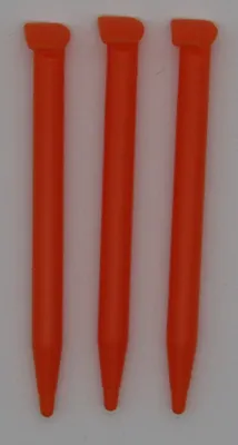 Produktbild von Ersatzstifte für New Nintendo 2DS XL NEU Touch Pen Stylus Drittanbieter Eingabestifte 3x Orange