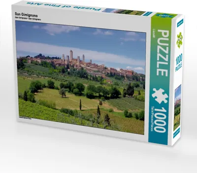 Produktbild von Calvendo San Gimignano 1000 Teile Puzzle quer 640x480mm, CALVENDO; 7349814