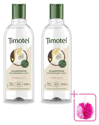 Obrázok produktu pre 2 x Šampón Timotei 2 v 1, výživný - 300 ml - Balenie s 2 kusmi