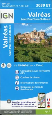 Obrázok produktu pre Valréas, mierka 1:25 000