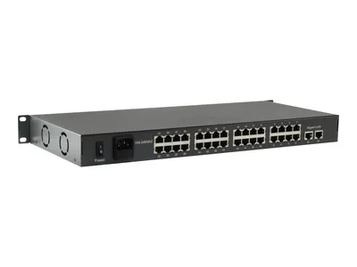 Immagine prodotto di LevelOne FGP-3400W250 - Switch - 32 x 10/100 (PoE+) + 2 x 10/100/1000 - Desktop, an Rack montierbar - PoE+ (250 W)
