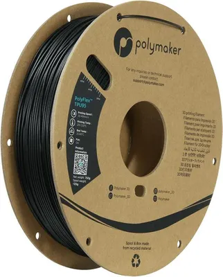 Zdjęcie produktu dla Polymaker Polyflex TPU-95A Filament 750g / 1.75mm - Czarny