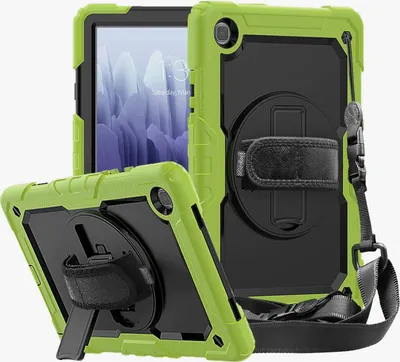 Immagine prodotto di Custodia per Samsung Galxy A8 10,5" con supporto e tracolla verde