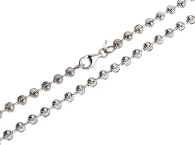 Produktbild von SILBERKETTEN STORE Kugelkette, geschliffen 5mm - 925 Silber, Länge wählbar von 40-100cm - 45cm