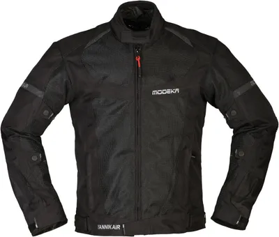 Produktbild von Modeka Yannik Air Motorrad Textiljacke, schwarz, M
