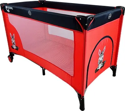 Obrázek produktu pro COSING cestovní postýlka ADAM - Zebra Red