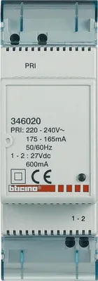 Produktbild von LEGRAND LEGR Zusatznetzgeraet Ausgang1-2  346020 max 600 mA 2 Module 346020