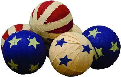 Productafbeelding van Behangborstel en Americana Doekballen Set - 6 Stuks