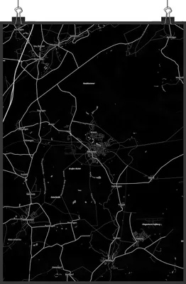 Produktbild von Mr. & Mrs. Panda Bild Munster DIN A5 - Geschenk, Plakat, Stadt, Dorf Karte Landkarte Map Stadtplan, Wandbild, drucke, wanddeko, Kunstdruck