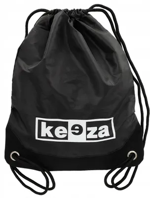Produktbild von KEEZA Sportbeutel Schwarz mit Kordelzug