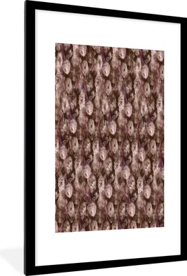 Produktbild von MuchoWow® MuchoWow® Gerahmtes Poster Blumen - Rosen - Pastell 60x90 cm - Poster mit zchwarzem Bilderrahmen - Dekoration - Wandposter Wohnzimmer - Hochwertig