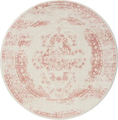 Produktbild von Interiyou Teppich Sintra Cream/Rosa ø 160 cm rund