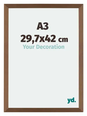 Produktbild von Bilderrahmen, 29.7x42 cm, Kupfer Nachbildung, MDF, Mura