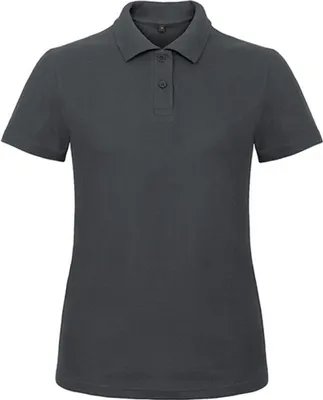 Image de B&C PWI11 | Polo Femme ID.001 /Coupe féminine - Couleur : Anthracite - Taille : M