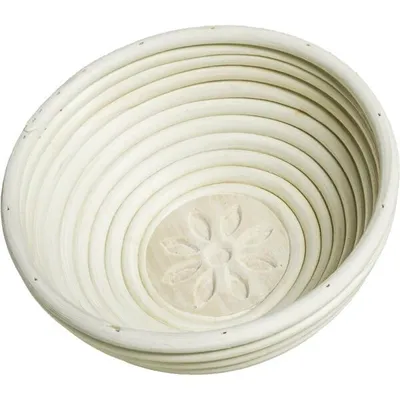 Produktbild von Gärkorb rund, Holzboden, Höhe: 75 mm, ø: 200 mm, Blume