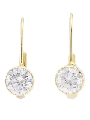 Produktbild von MIAMAR 1150529 Damen Ohrstecker 14 Karat (585) Gelbgold Gold weiß