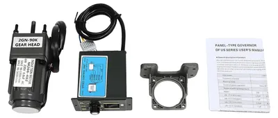 Produktbild von Getriebemotor, einstellbare Geschwindigkeitsregelung, langlebige Konstruktion, Grau