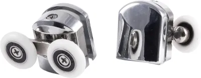 Produktbild von Design Doppeloberwalzen, Verchromt Für Glas 5 Mm, 23 Mm Durchmesser (2 Stück)