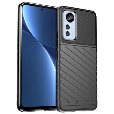Produktbild von Robuste Thunder Hülle für Xiaomi Mi 12 Lite - Schwarz KP24792