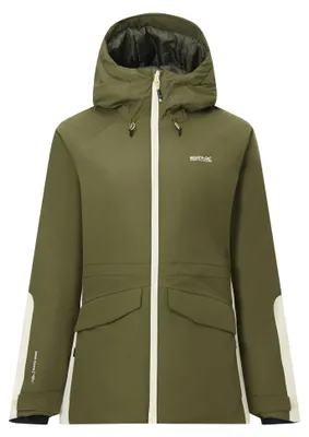 Obrázok produktu pre Regatta – Izolačná bunda "Marcia" pre dámy, model RG13658 (veľkosť 34 DE), farba: olivová/svetlovanilková