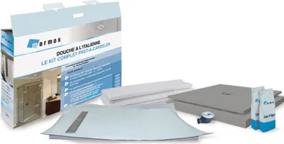 Produktbild von Duschwannensystem für geflieste Duschböden LINEBOARD 120 x 120 cm