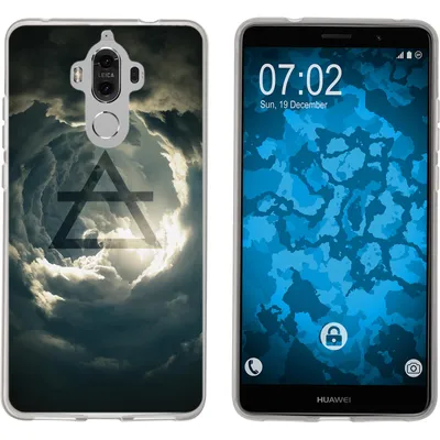Produktbild von PhoneNatic Case kompatibel mit Huawei Mate 9 Pro Silikon-Hülle Element Luft M1