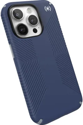 Zdjęcie produktu dla Speck Presidio2 Grip, Pokrowiec, Apple, iPhone 15 Pro, 15,5 cm (6.1"), Niebieski