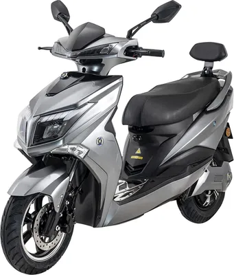 Produktbild von Highspeed Elektroroller ANGRY HAWK, 80 km/h, 4000 Watt Lithium Akku, E-Roller, E-Scooter mit Straßenzulassung, Motorrad, 125er Elektro Roller Grau