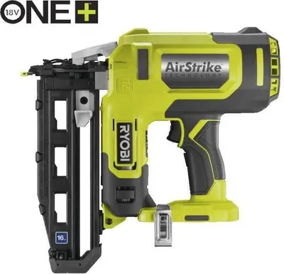 Obrázek produktu pro Skladací hřebíkovačka RYOBI ONE+ 18 V, 16 G, hřebíky 19–64 mm, bezdrátová, R16GN18-0