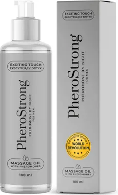 Immagine prodotto di PheroStrong By Night Olio da massaggio per uomo - Ispira le donne con i feromoni - 100 ml