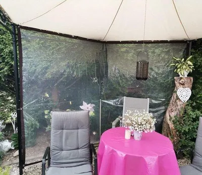 Produktbild von Famanu Schutzplane Transparente PVC-Hülle - Wetterfest und langlebig