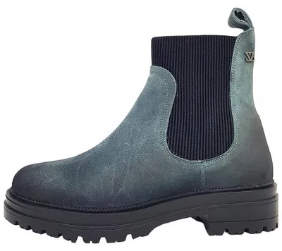 Imagen del producto de Botines tipo Chelsea para mujer, marca Lazamani. Botas, color azul