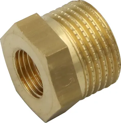 Produktbild von Messing Fitting Reduzierstück 1/8" IG x 3/8" AG Zoll Reduzierung