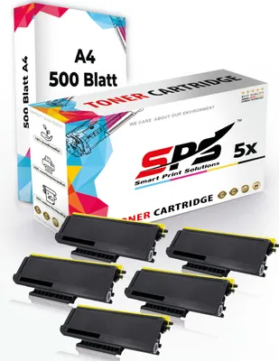 Produktbild von Druckerpapier A4 + 5x Multipack Set Kompatibel für Brother DCP-8800 Series (TN-3280) Toner-Kit Schwarz XL 10000 Seiten