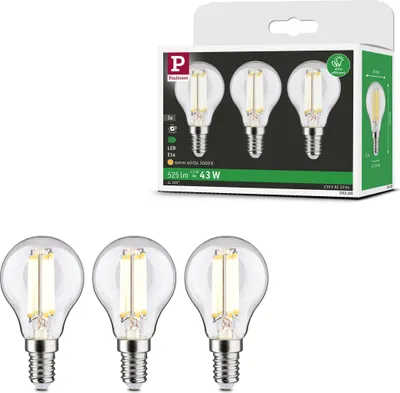 Zdjęcie produktu dla Paulmann Eco-Line filament 230V LED krople zestaw 3 82mm