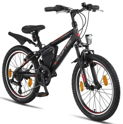 Obrázok produktu pre Licorne Bike Guide prémiový horský bicykel vo veľkosti 20, 24 a 26 palcov - bicykel pre dievčatá, chlapcov, mužov a ženy - 21-rýchlostné prevody Shimano, detský bicykel, deti