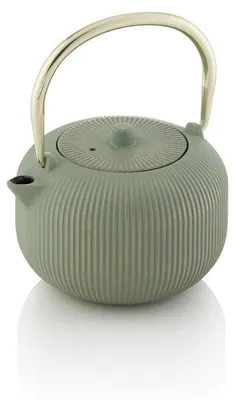 Produktbild von Teekanne MAYA SUTEKI, 400 ml, grün gold, Gusseisen/ Chromnickelstahl 18/8