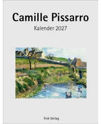 Produktbild von Camille Pissarro Kalender 2027 mit 12 Kunstkarten, dreisprachig, 19 x 24,5 cm