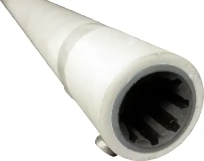 Produktbild von GFK Gelenkwellenrohr L=1200mm + Gummilagerwelle ø25mm