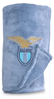 Imagen del producto de Manta de forro polar: suave y cálida, 100 x 150 cm, color azul claro, unisex, para adultos