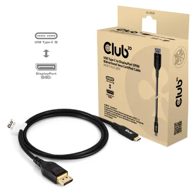 Immagine prodotto di Club3D Kabel   USB Typ C  <-> DP 2.1        1m 10K60Hz St/St retail