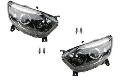 Immagine prodotto di Johns, Fari alogeni adatti per Renault Captur 13-17 con H1 H1 set sinistra destra 260609429R 260601794R 260603859R 260103714R 260103166R 2601027