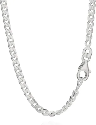 Produktbild von 925 Sterling Silber Kette Panzerkette 50cm Königskette 2,50mm Breit 7,92g 5200