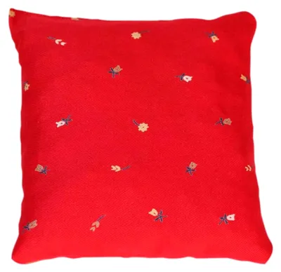 Produktbild von Kirschkernkissen 24x24 cm – Wärmekissen mit Kirschkernen – Kirschkernsäckchen mit Blumenmuster – natürliches Körnerkissen für Backofen – Wärme- und Kältekissen für Nacken, Bauch und Rücken