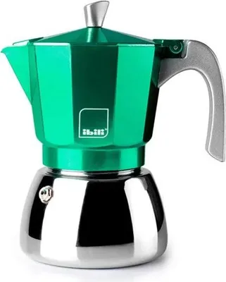 Immagine prodotto di Ibili Elba Caffettiera Verde 9 Tazze Trasparente Taglia Unica