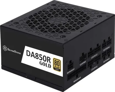 Produktbild von Silverstone DA850R Gold, 850 W, 90 - 264 V, 47 - 63 Hz, Aktiv, 110 W, 846 W