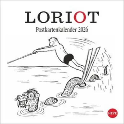 Produktbild von HEYE Postkartenkalender 2026 Loriot 16x17cm