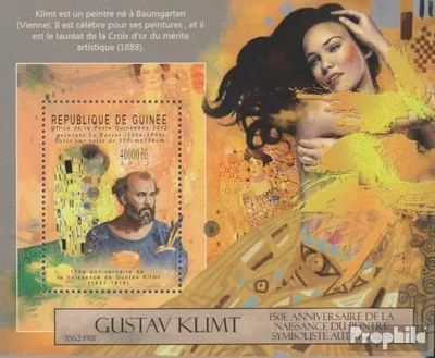 Produktbild von Briefmarken Guinea 2012 Mi Block 2121 (kompl. Ausgabe) postfrisch Gustav Klimt (1862-1918)