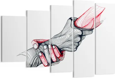 Produktbild von Bild auf Leinwand - Leinwandbild - Hände Partnerschaften Hilfe Unterstützung - 150x100cm - Wand Bild - Wanddeko - Leinwanddruck - Bilder - Kunstdruck - Leinwand bilder - Wandkunst - EG150x100-3070